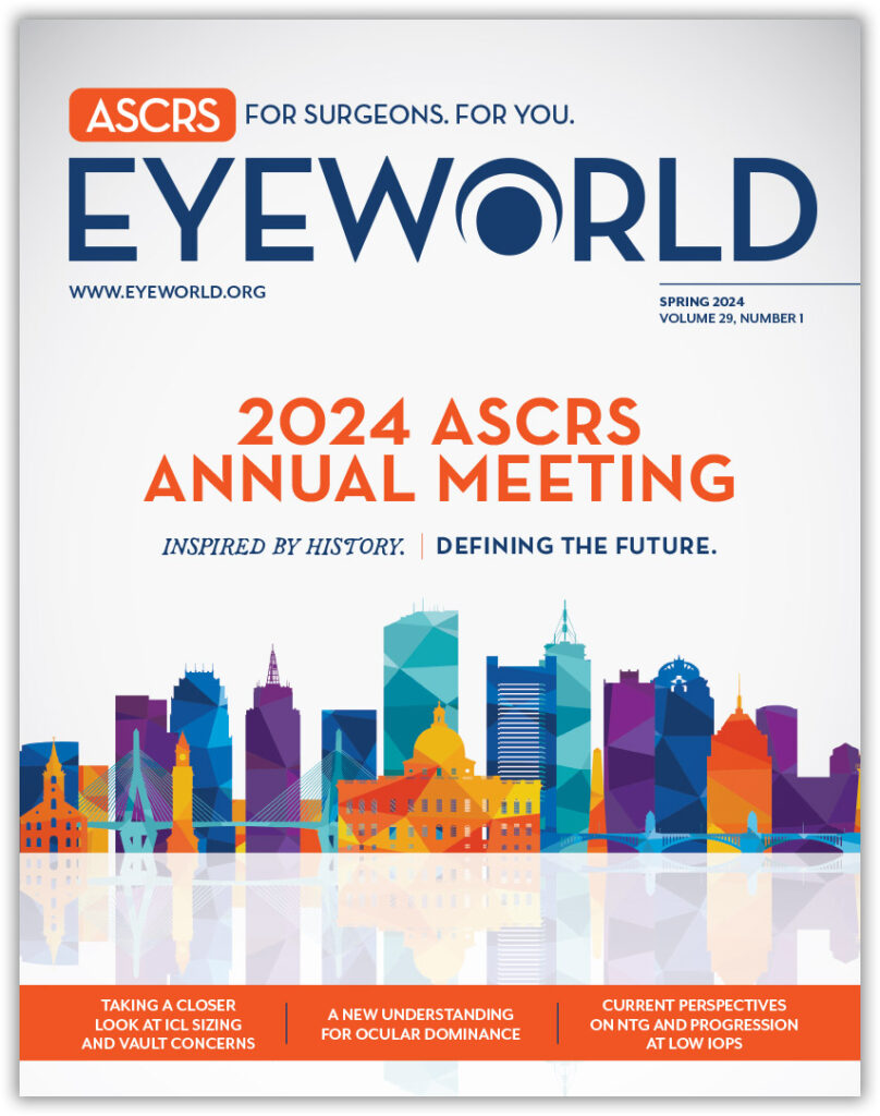 EyeWorld cover Spring 2024