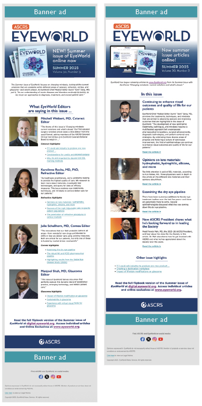 2025 EW Quarterly Email Packages